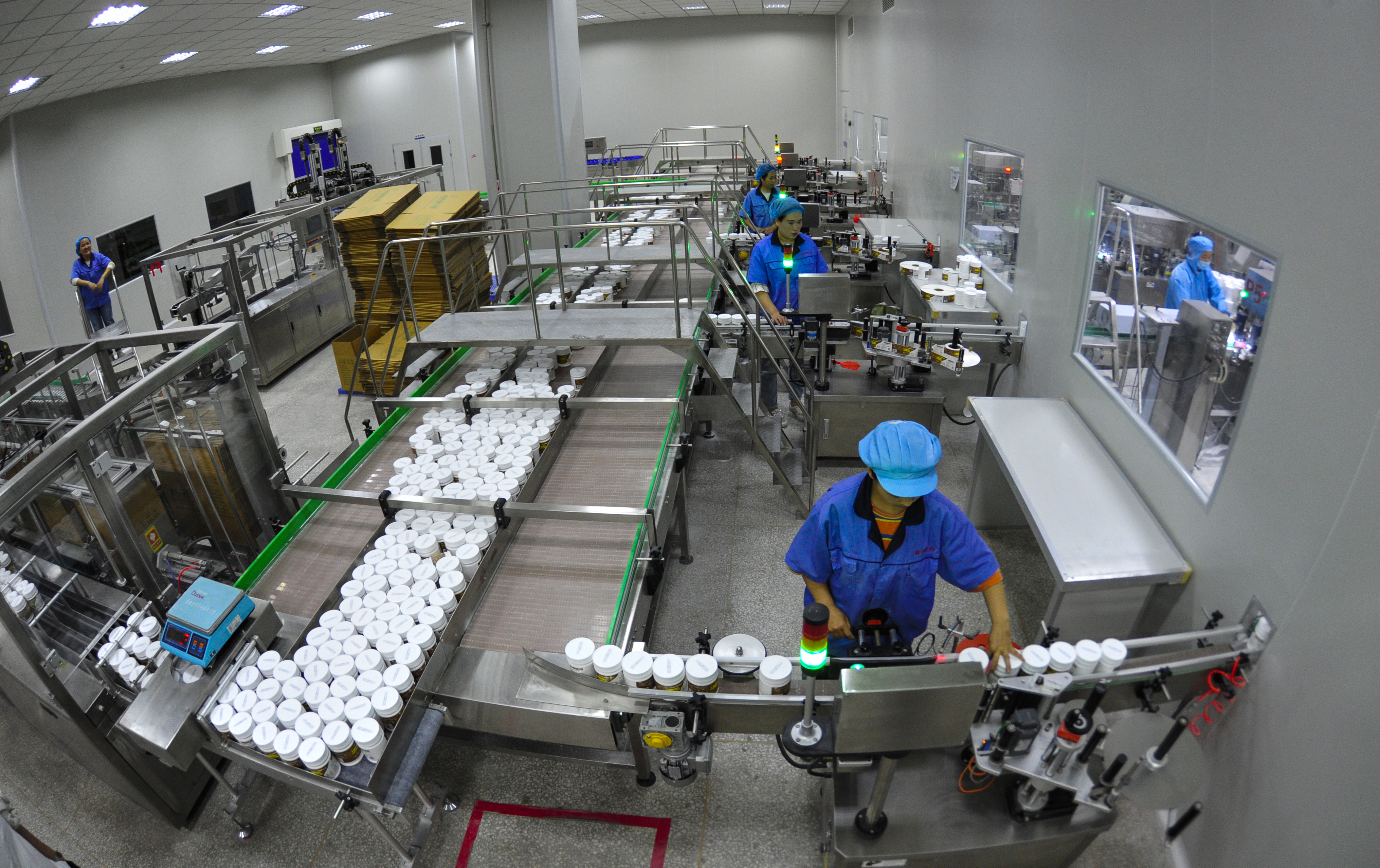 粉劑生產(chǎn)流水線