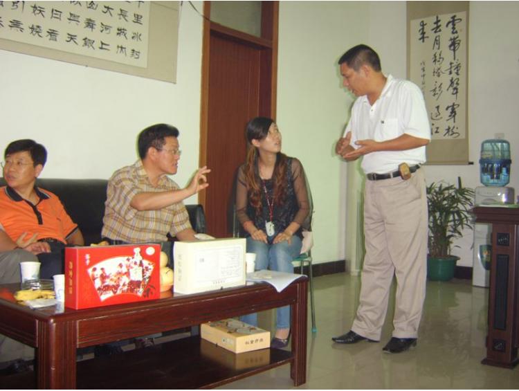 韓國(guó)友人訪問(wèn)公司董事長(zhǎng)